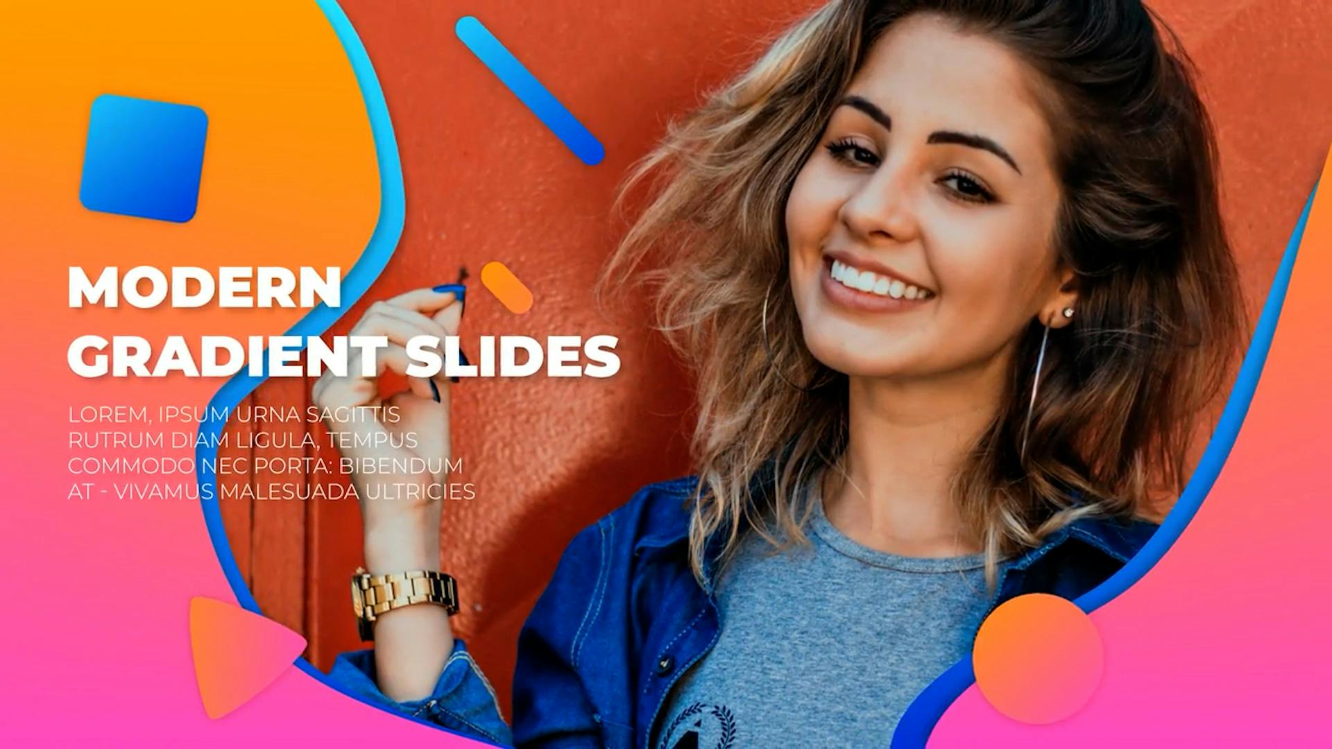 Modern Gradient Slides video templates | Artlist