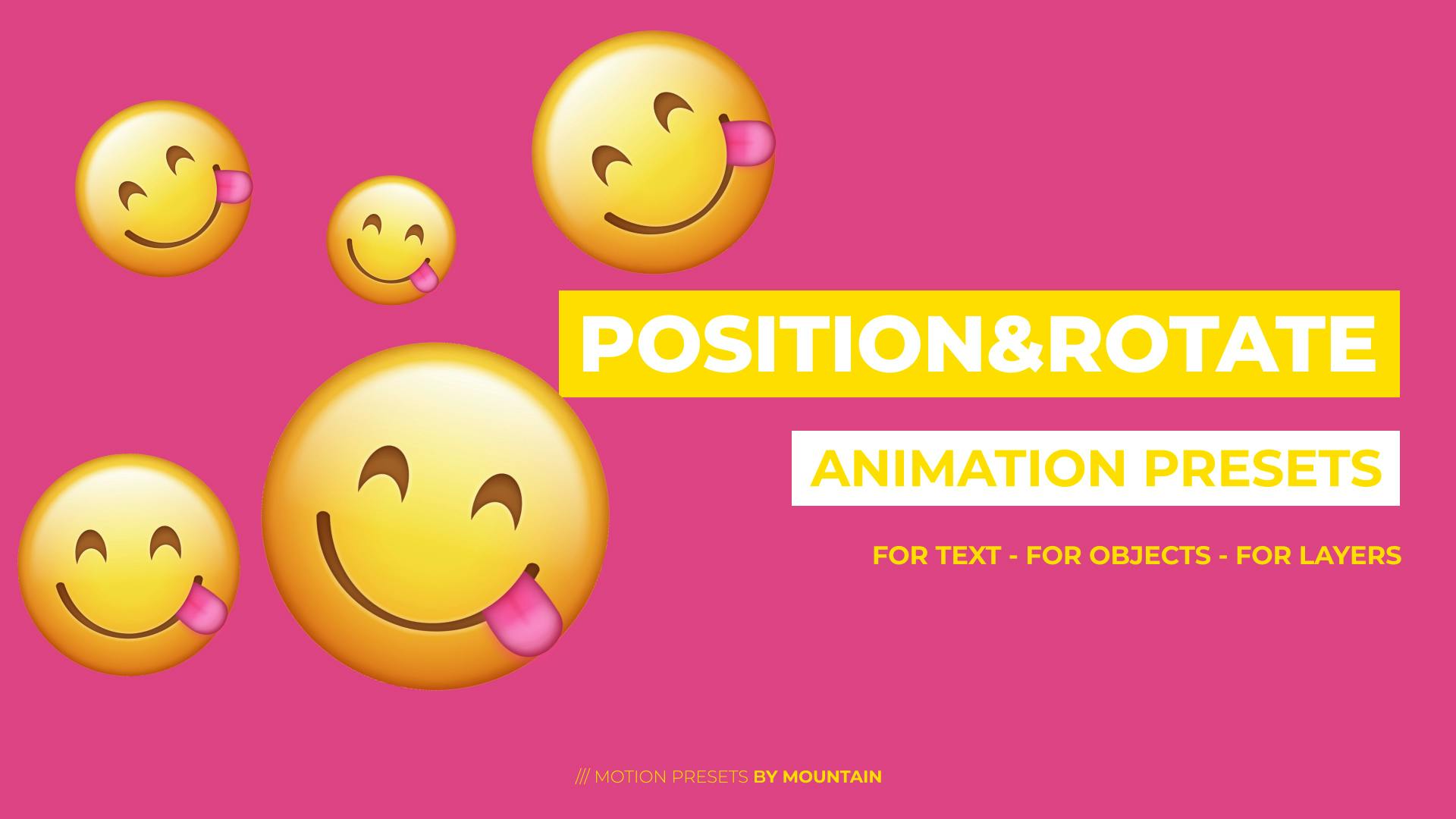 Position Rotate Motion Presets video templates | Artlist