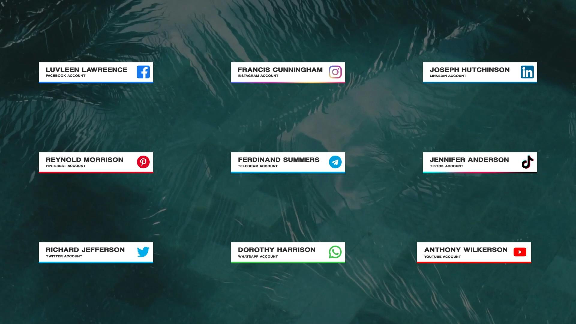 Social Media Lower Thirds Video Templates Artlist