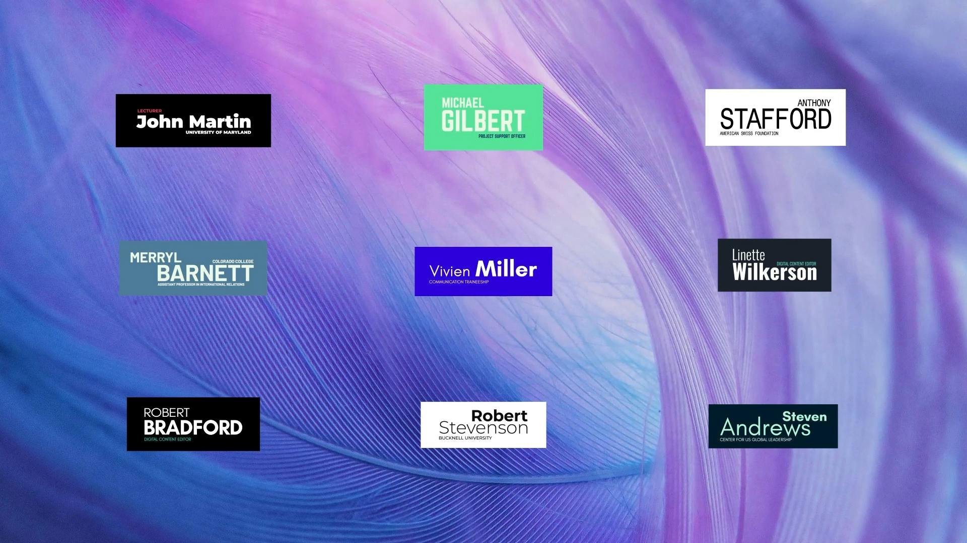 Lower Thirds Pack Video Templates Artlist