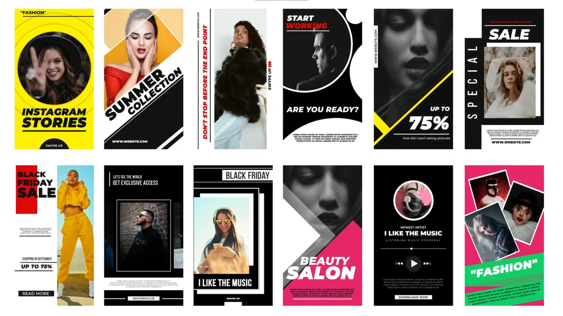 Fun Stories Video Templates Artlist