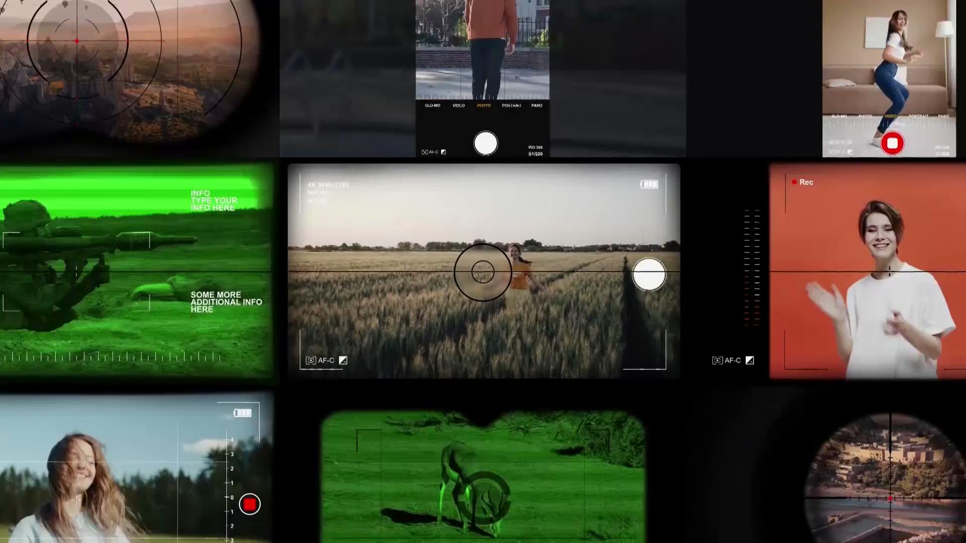 Viewfinder Essentials video templates Artlist